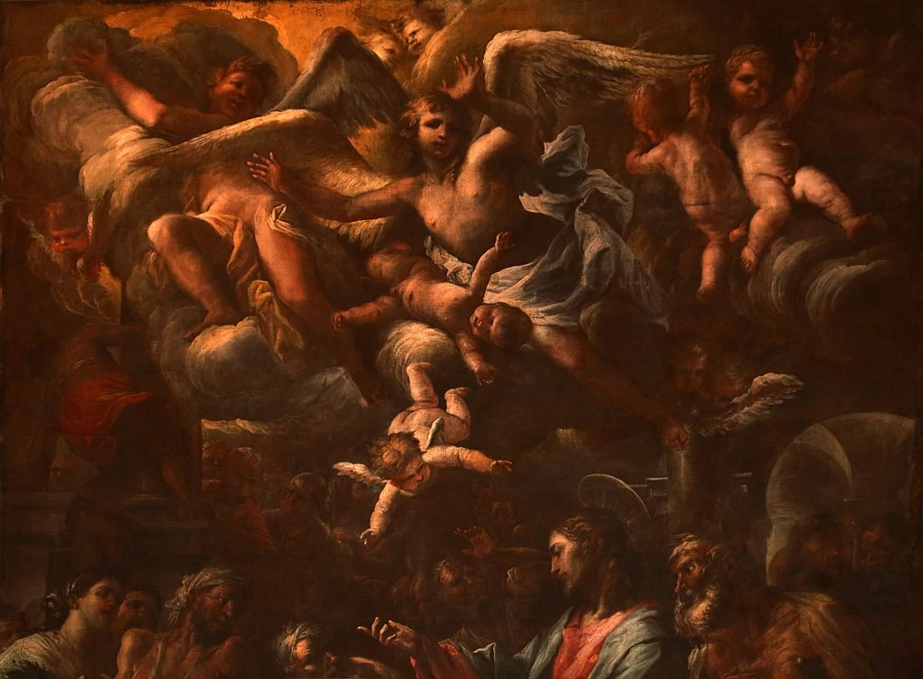 Oratorio del Pellegrinaio Novo, Prato - la piscina probatica, dettaglio